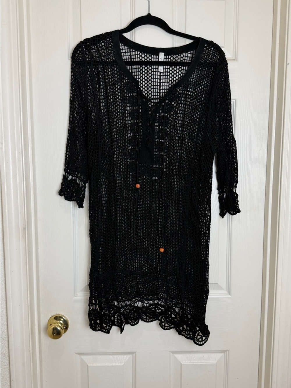 Francesca’s  Crochet Swim Cover-Up Dress size S - Picture 2 of 5